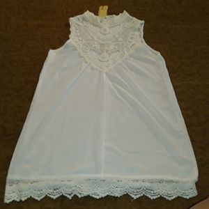 ✔Semi sheer trapeze shirt dress